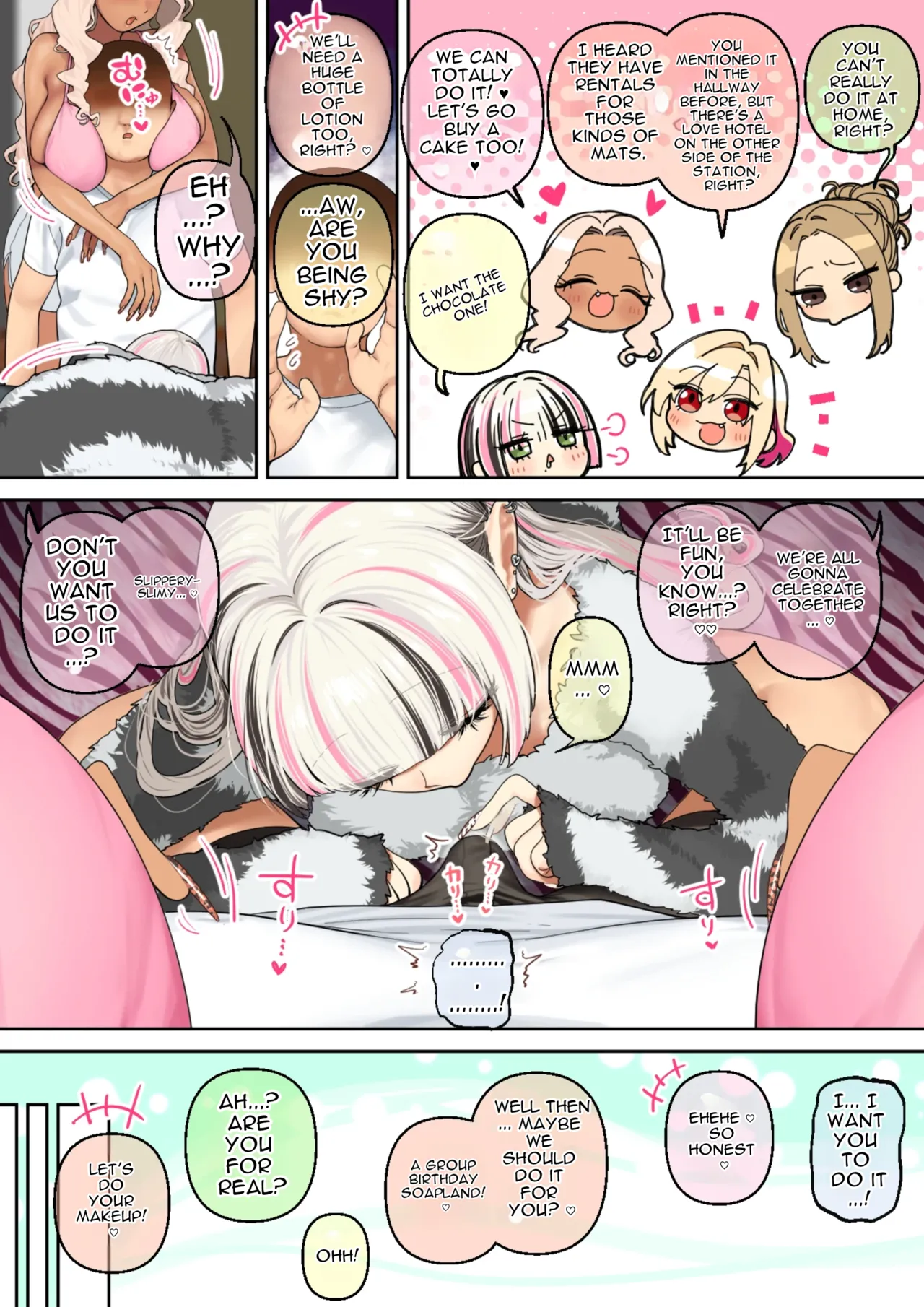 Oshikake! Bakunyuu Gal Harem Seikatsu 3 Chapter 1 - page 62