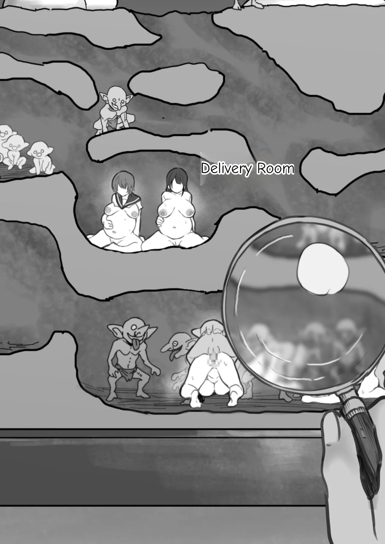 The results of cutting open a goblin's lair to take a look inside were way too crazy Chapter 1 - page 10