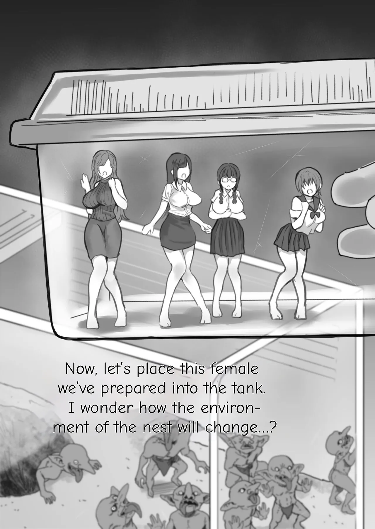 The results of cutting open a goblin's lair to take a look inside were way too crazy Chapter 1 - page 4