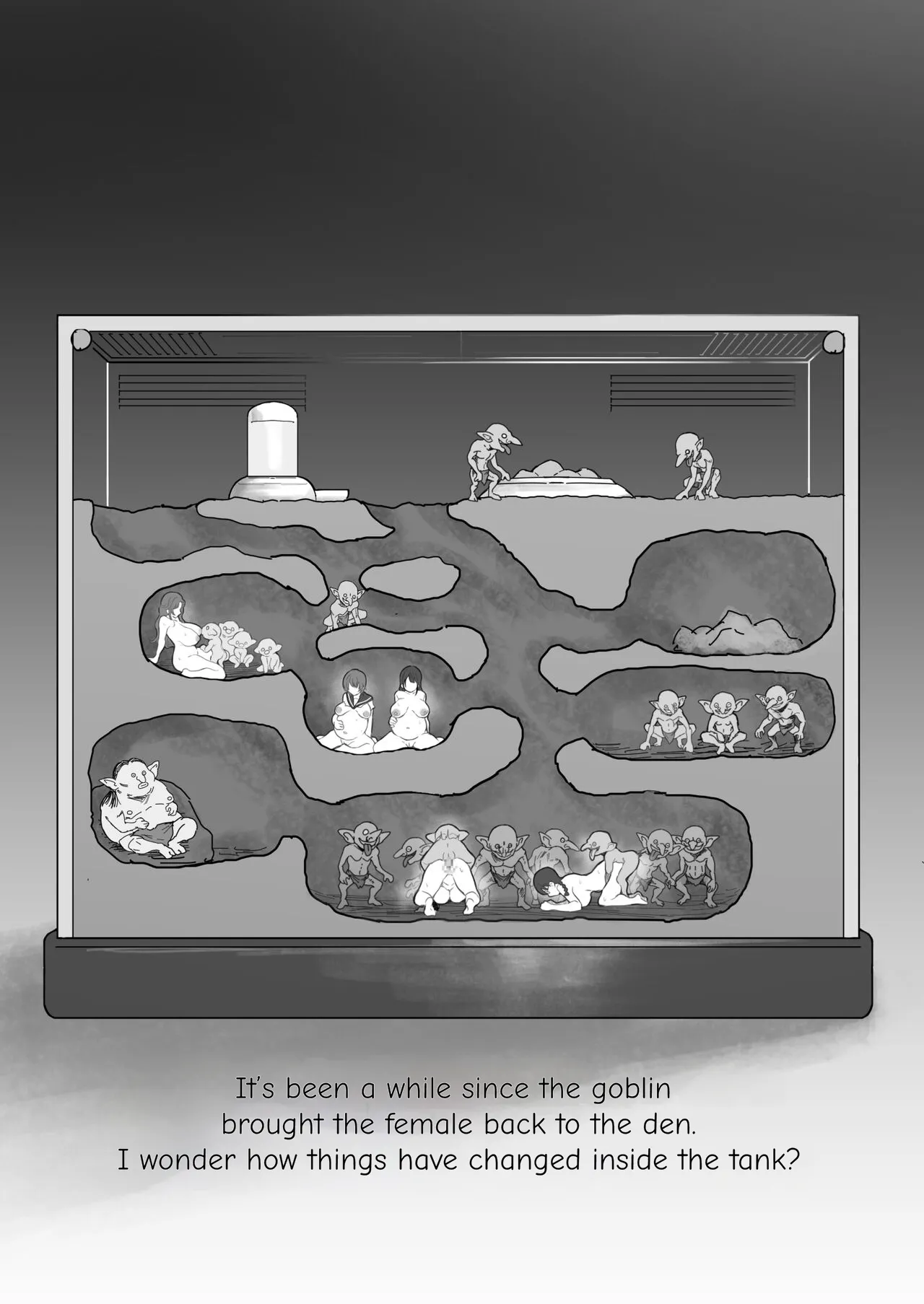 The results of cutting open a goblin's lair to take a look inside were way too crazy Chapter 1 - page 6