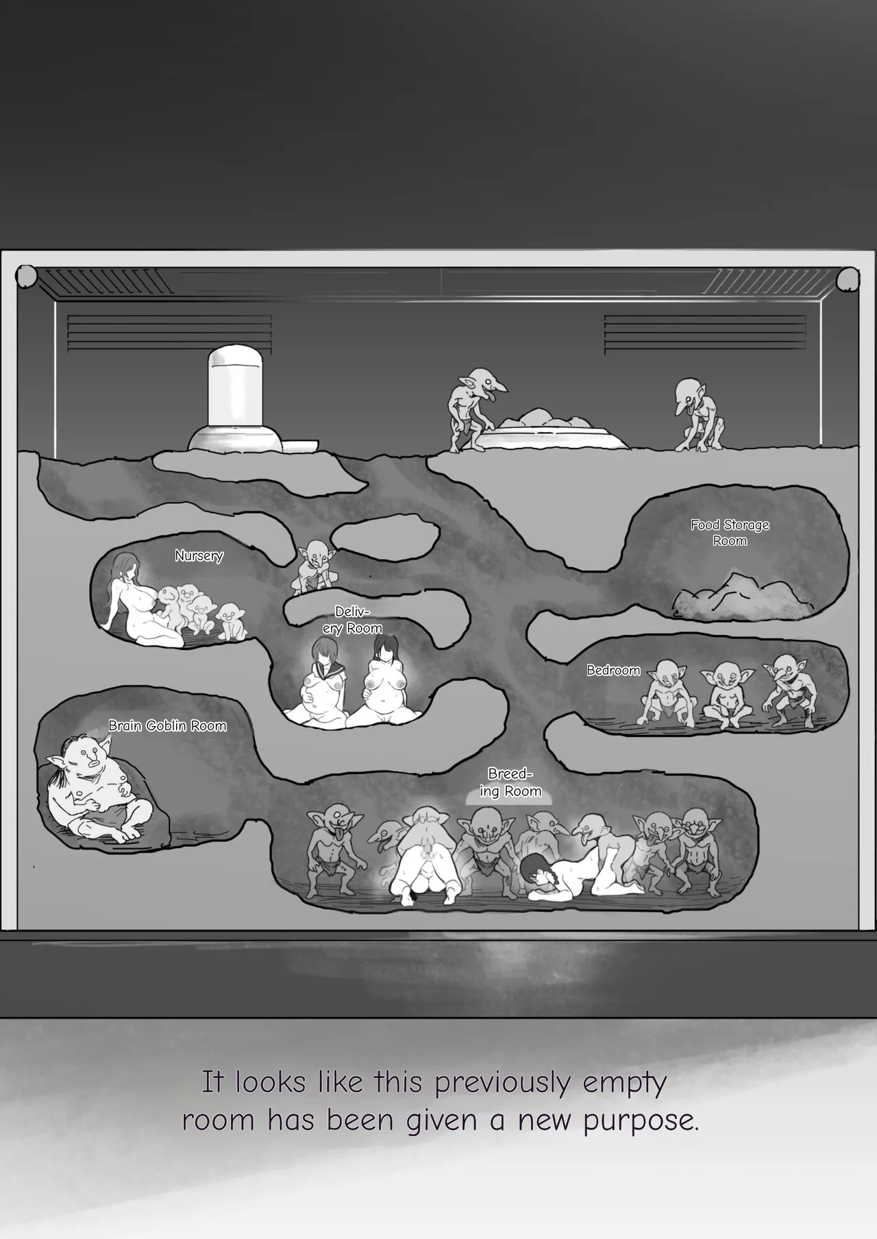 The results of cutting open a goblin's lair to take a look inside were way too crazy Chapter 1 - page 7