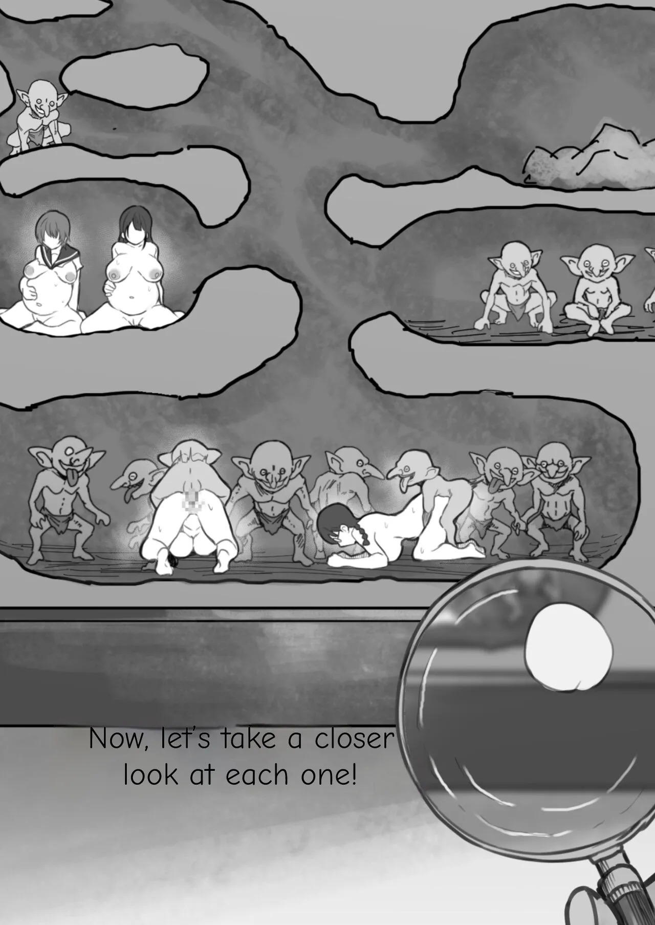 The results of cutting open a goblin's lair to take a look inside were way too crazy Chapter 1 - page 8