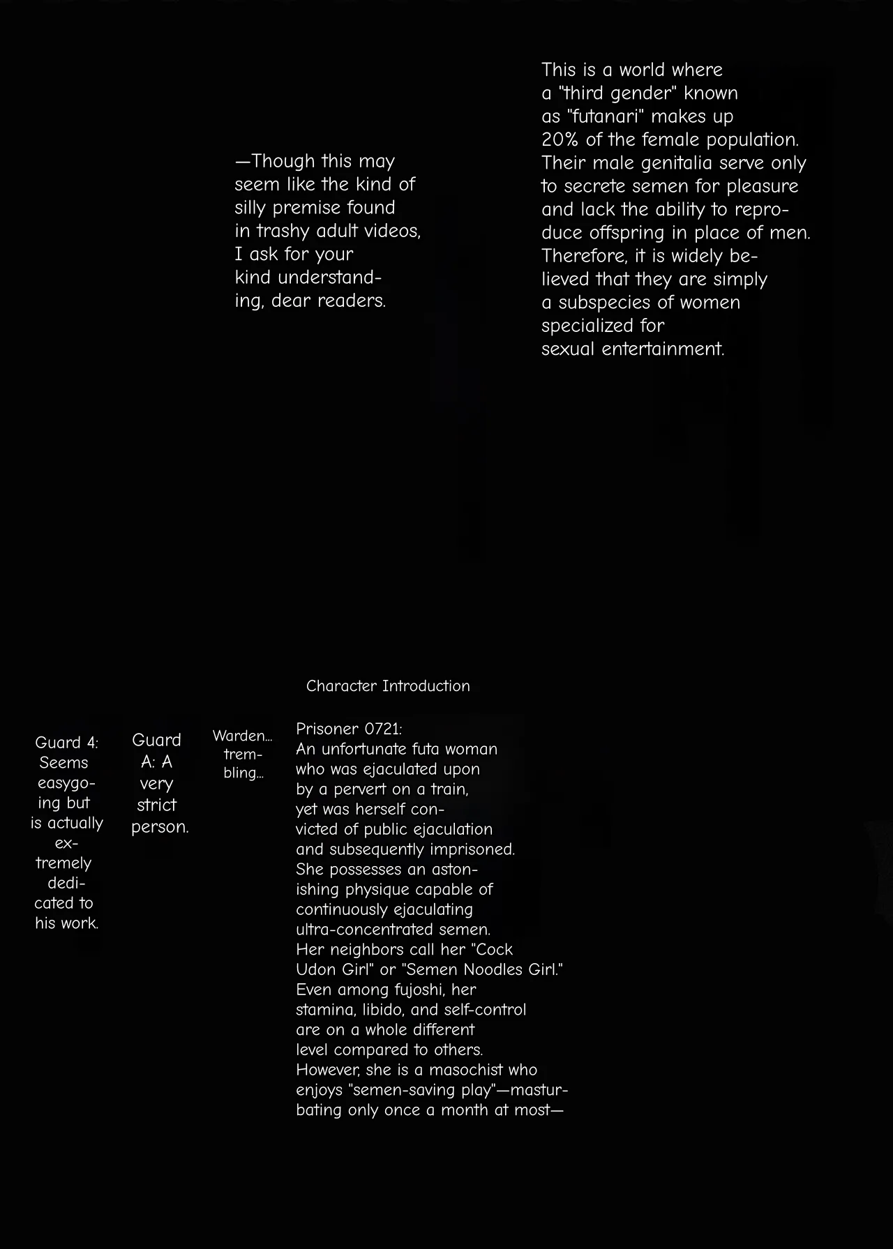 Sperm Prison 2: Futanari Training and Masturbation Instruction Chapter 1 - page 3