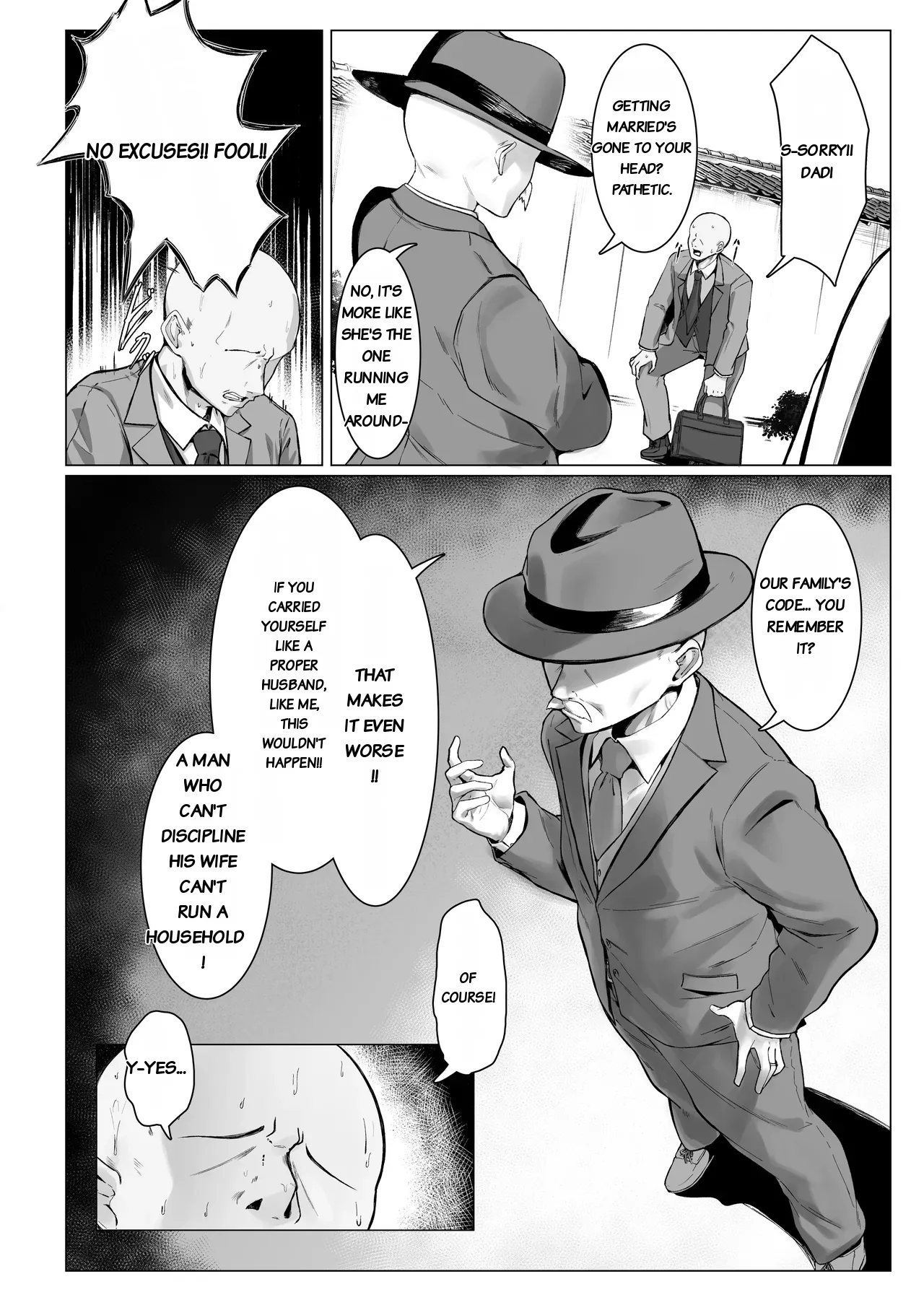 Downer Ninpou Tsuma wa Teishu Kanpaku Otto wo Wakara Seru Chapter 1 - page 45