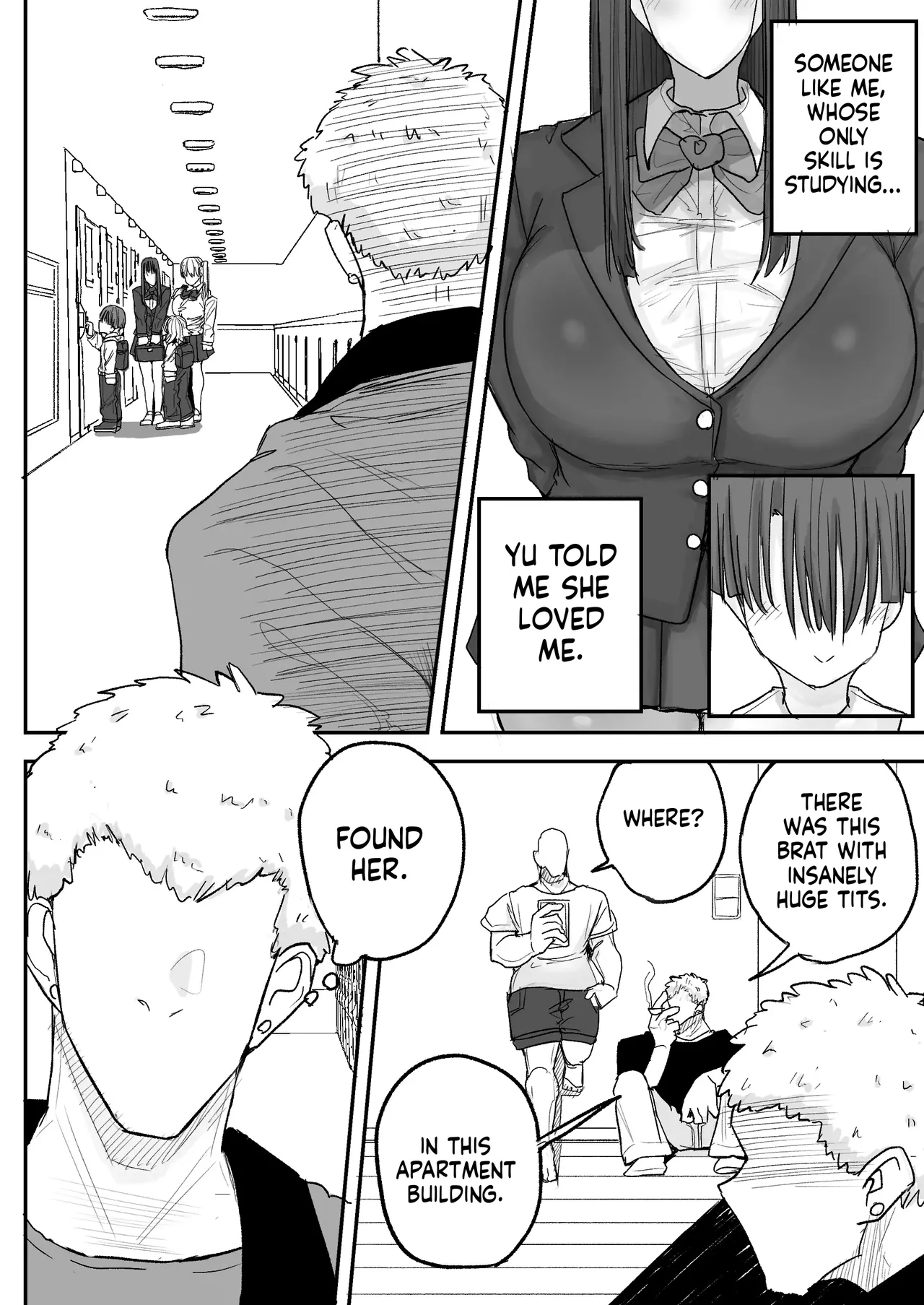 Boku no kanojo wa ue no kai no tsuyo osu ni bokobokoni sa rete NTR re chaimashita Chapter 1 - page 3