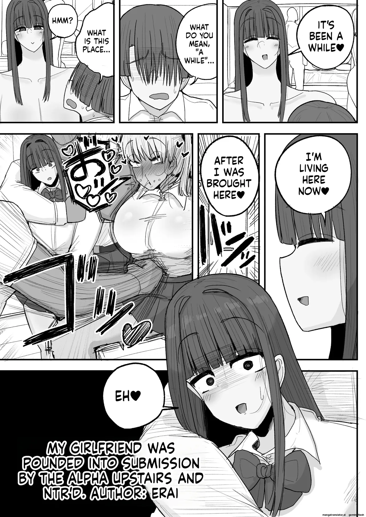 Boku no kanojo wa ue no kai no tsuyo osu ni bokobokoni sa rete NTR re chaimashita Chapter 1 - page 8