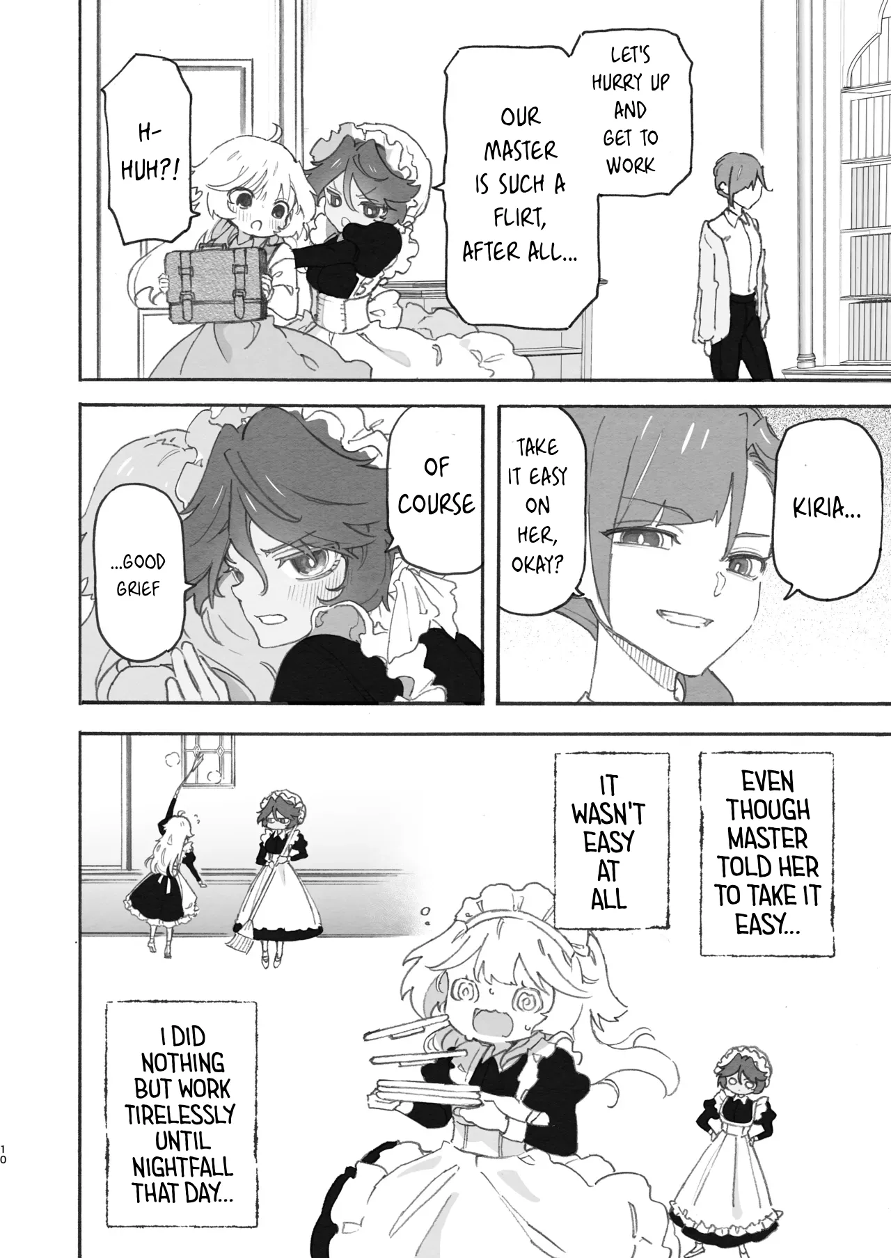 Yuri Kyuuji ~Youen Shujin to Midara na Maid~ Chapter 1 - page 10