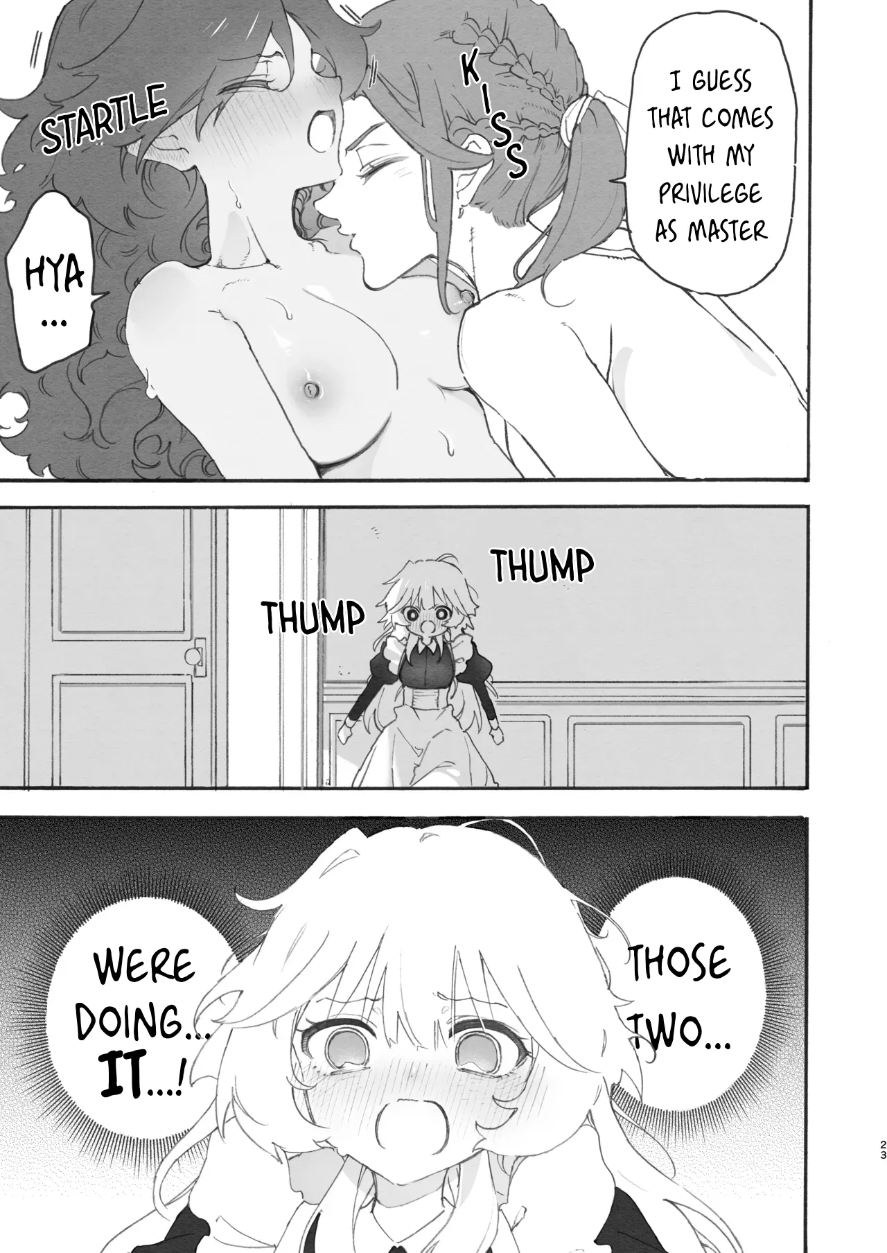 Yuri Kyuuji ~Youen Shujin to Midara na Maid~ Chapter 1 - page 23