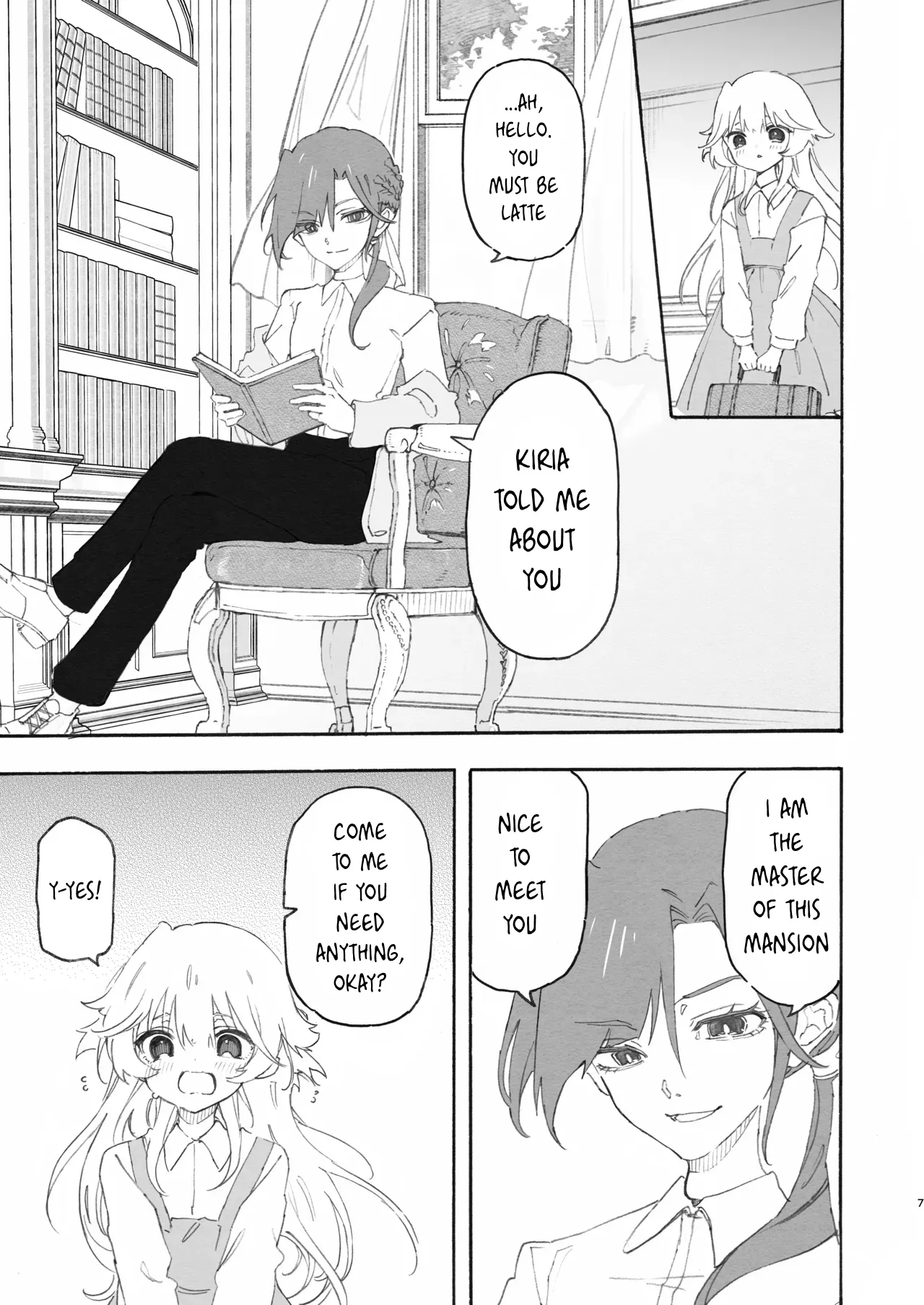 Yuri Kyuuji ~Youen Shujin to Midara na Maid~ Chapter 1 - page 7