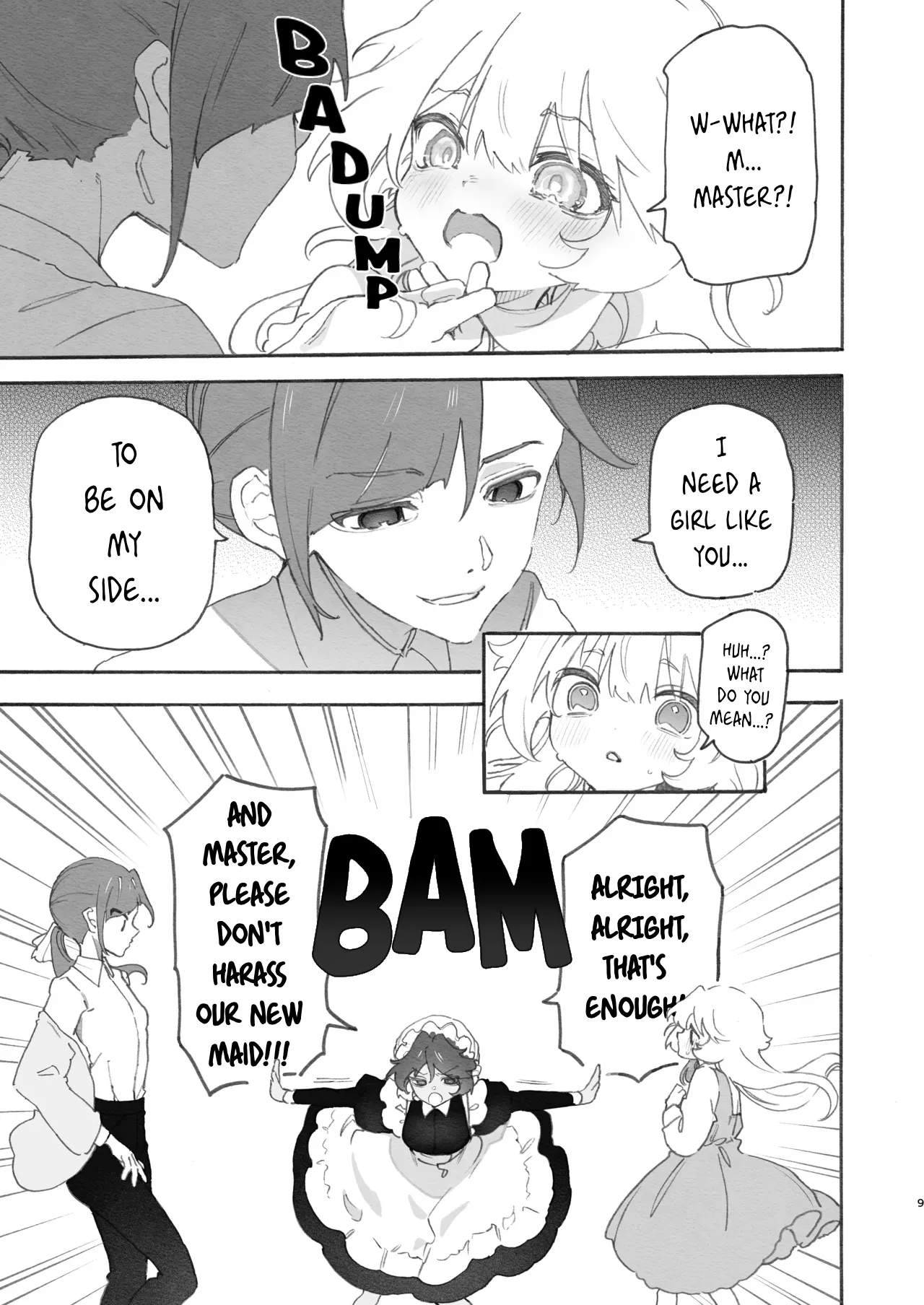 Yuri Kyuuji ~Youen Shujin to Midara na Maid~ Chapter 1 - page 9