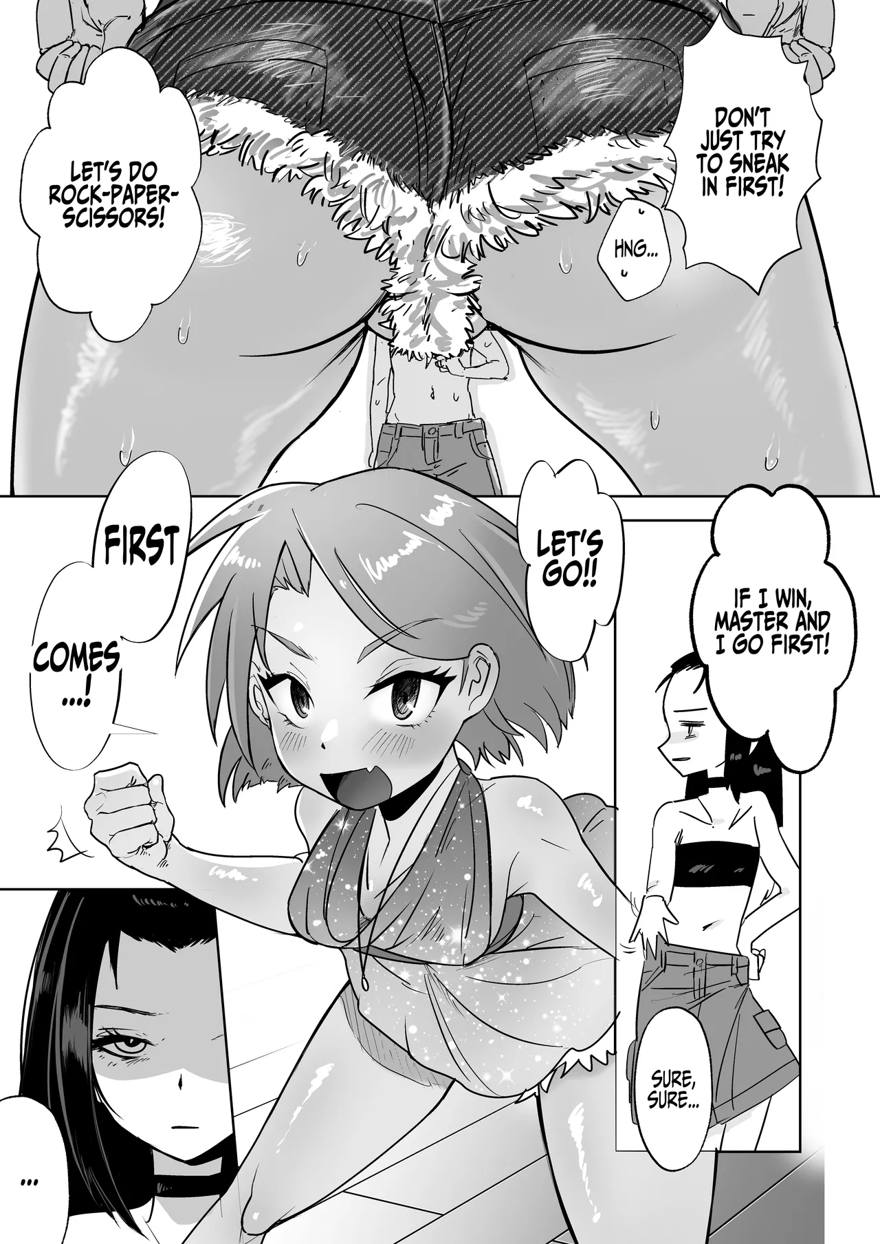 Goshujinsama to Ecchi ga daisuki na Otoko no Ko o Mimamoru Hon Chapter 1 - page 5