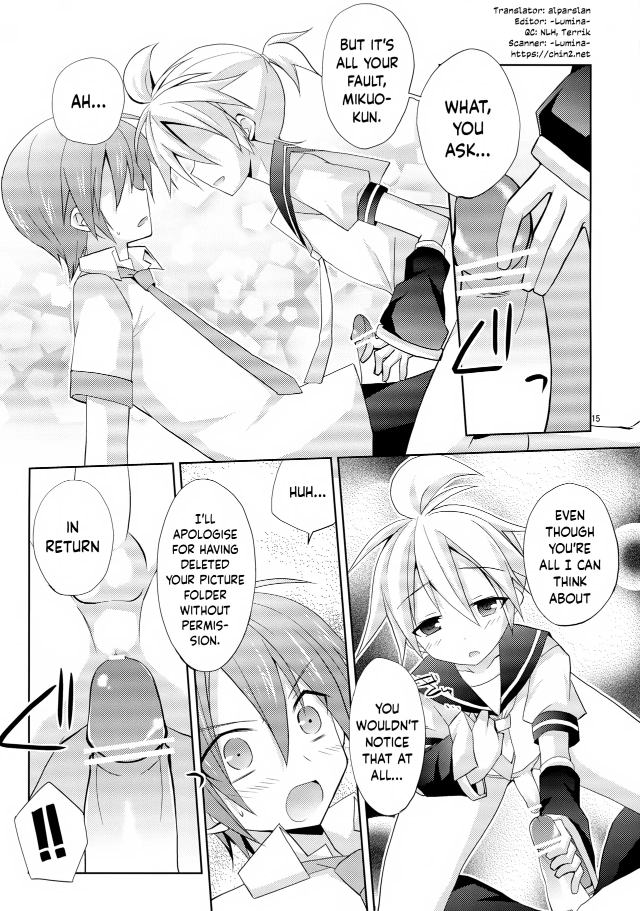 Len-kun ga Gachi Sugite Kowai Chapter 1 - page 15