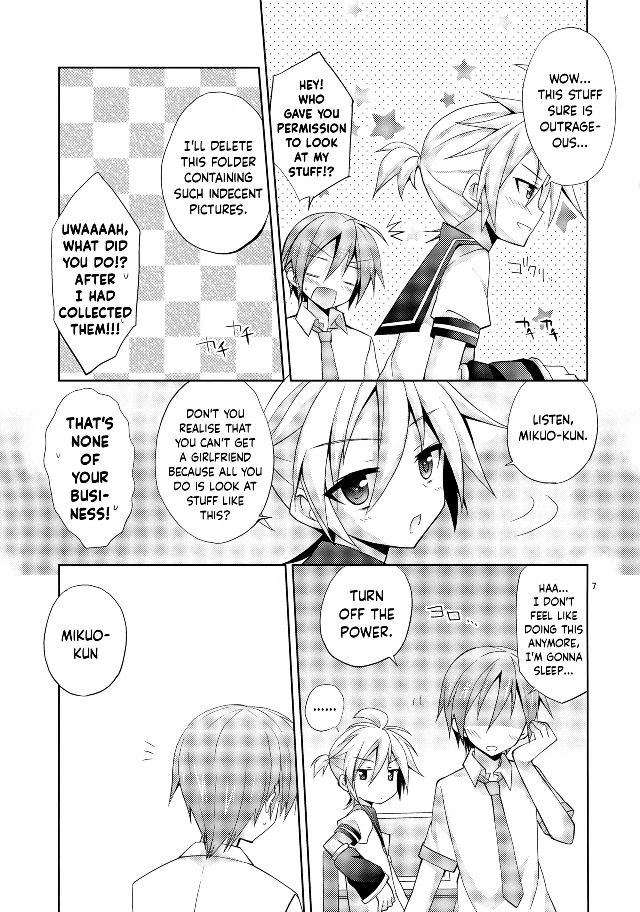 Len-kun ga Gachi Sugite Kowai Chapter 1 - page 7