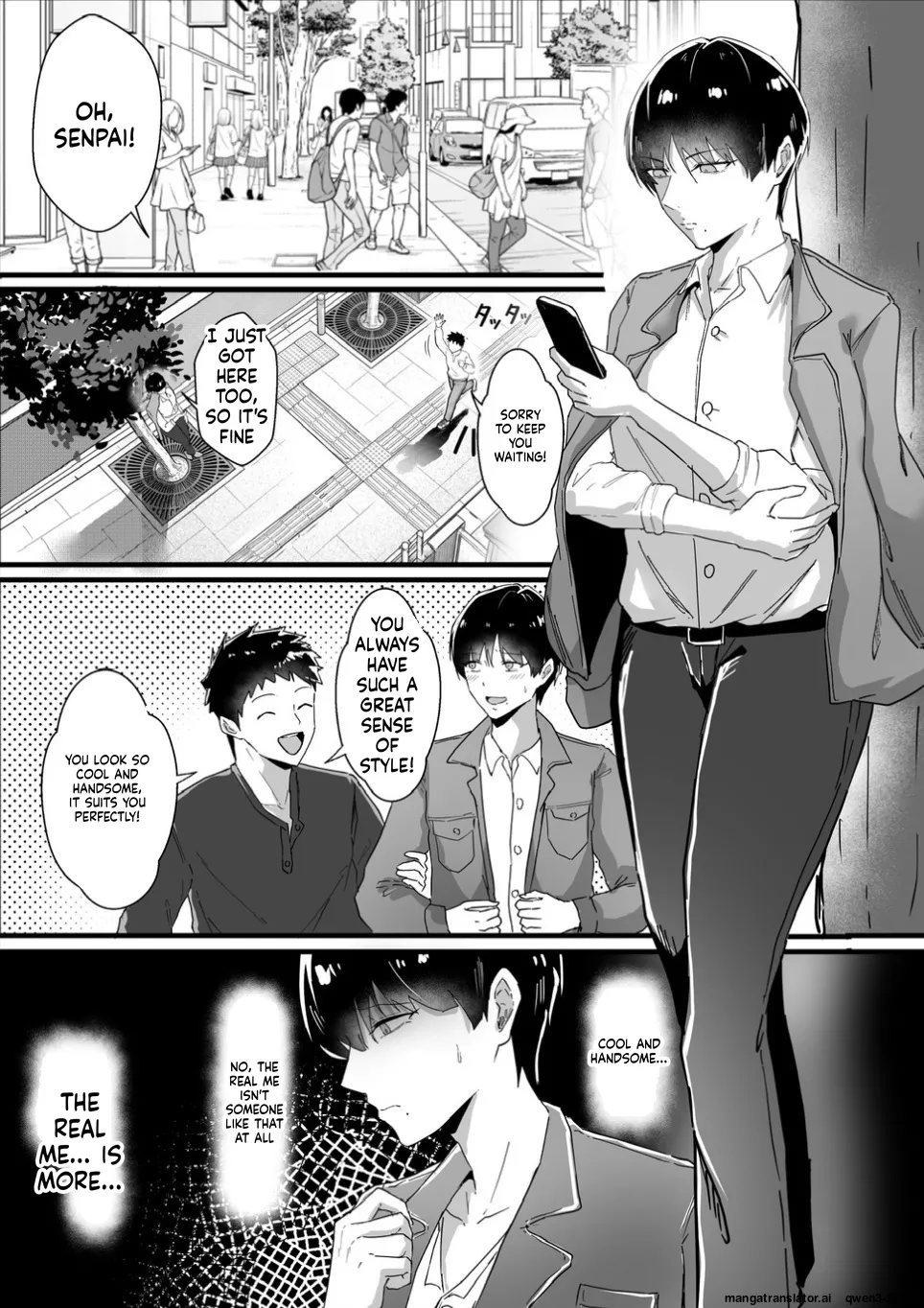 Boyish no Senpai Kanojo ga Netorarete Mesu ni Otosareru Hanashi Chapter 1 - page 42