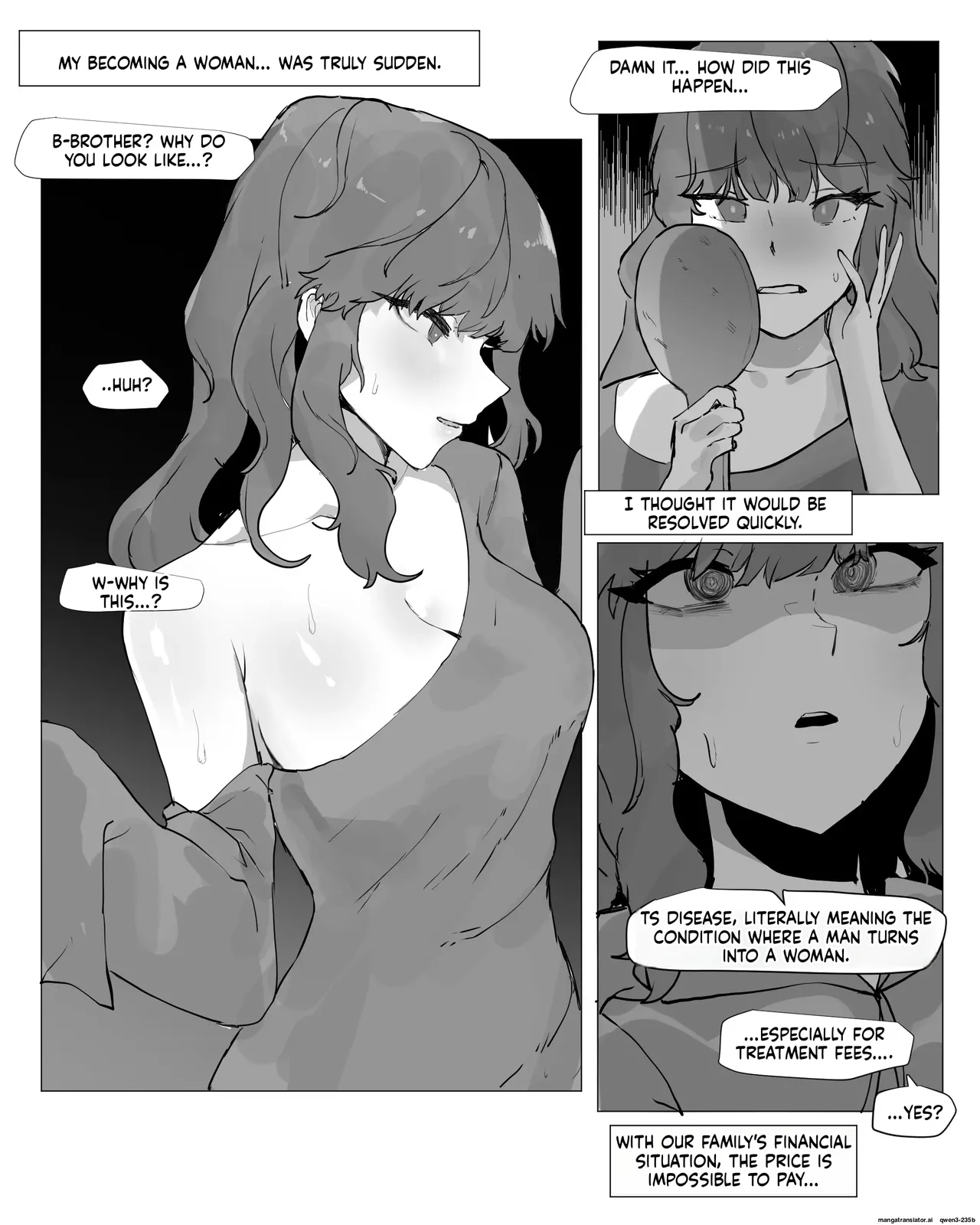 TS Disease 2 - Former Hyung Forced to Accept New Role as Little Brother's Sex Doll Noona Chapter 1 - page 6
