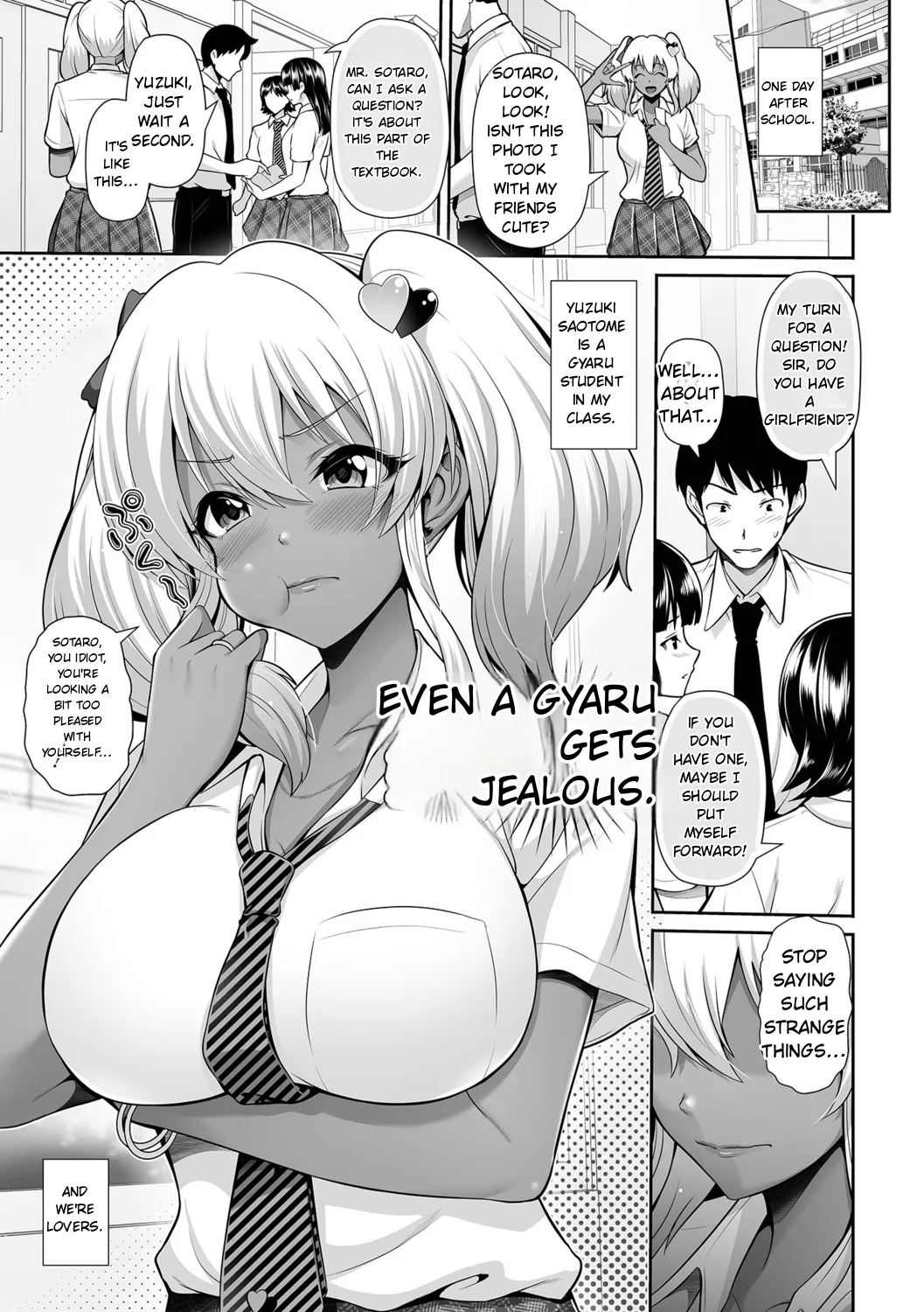 Kuro Gal-chan to Love Echi! Chapter 1 - page 19