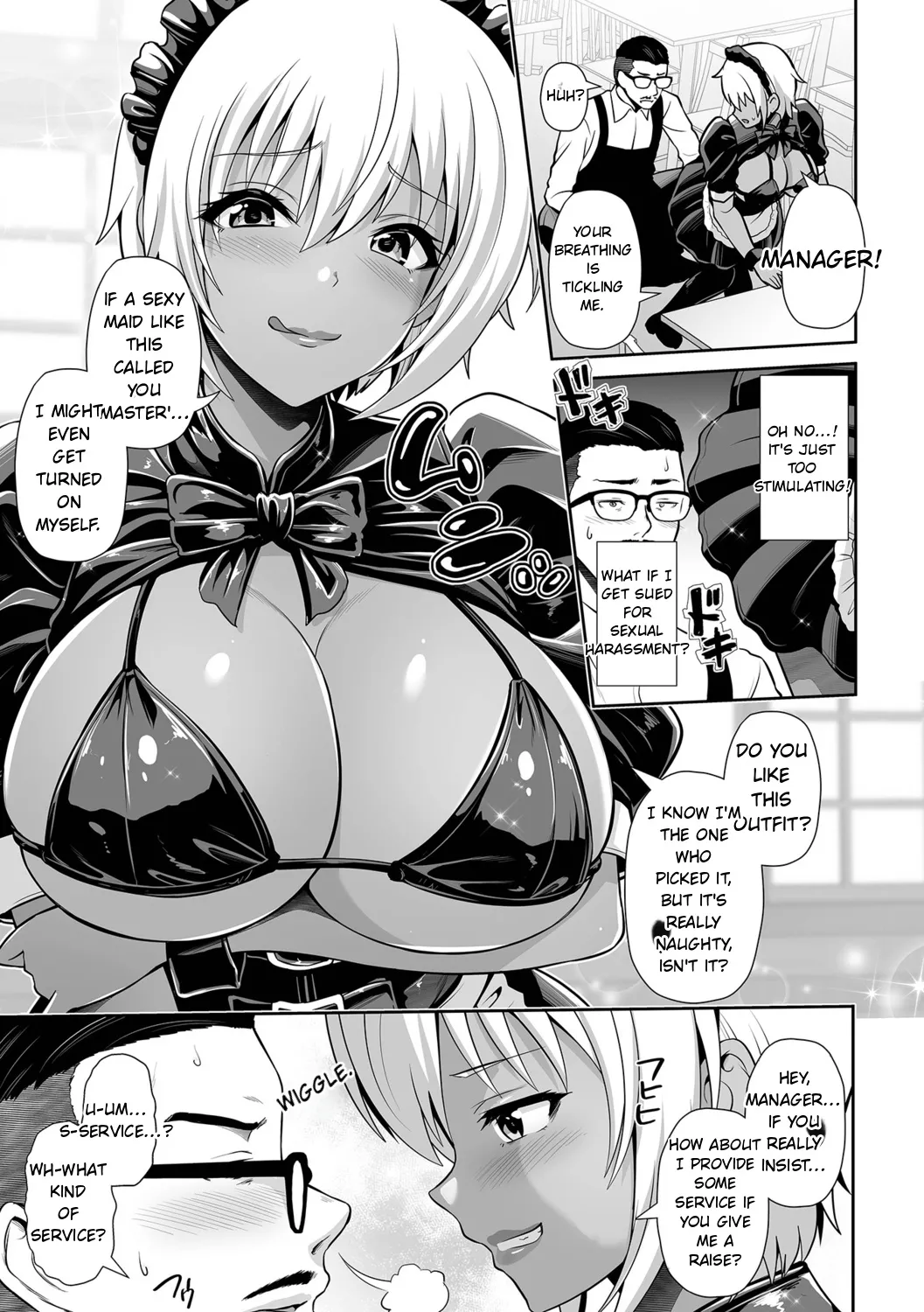 Kuro Gal-chan to Love Echi! Chapter 1 - page 55