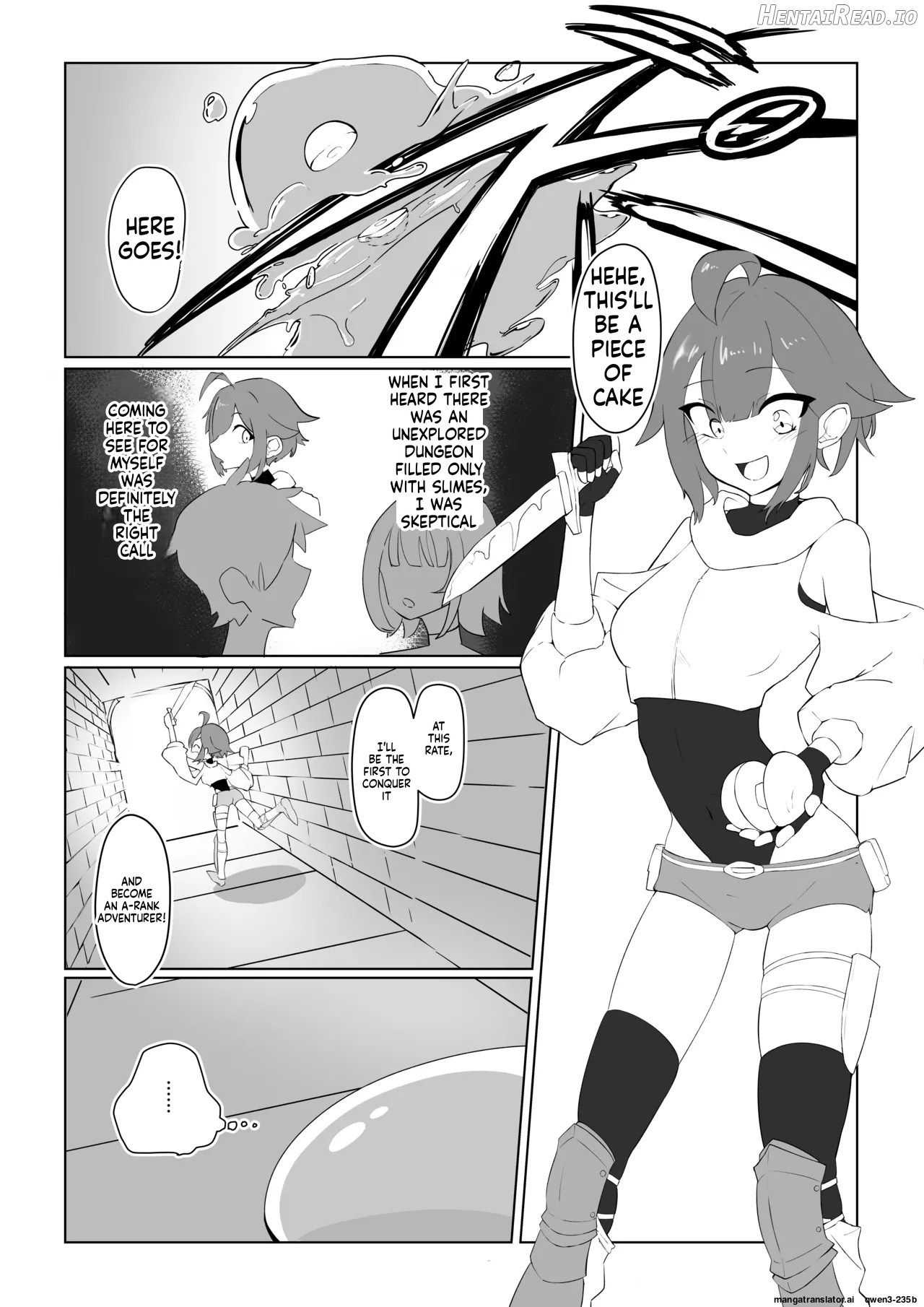 Slime Onee-san to Onna Boukensha-chan Chapter 1 - page 2
