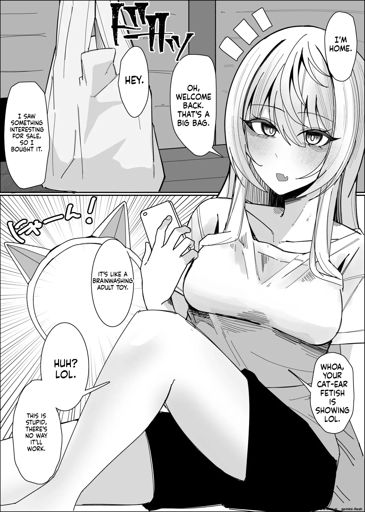 Saimin Nekomimi Kachusha de Hatsujouki OnaPet-ka Chapter 1 - page 4