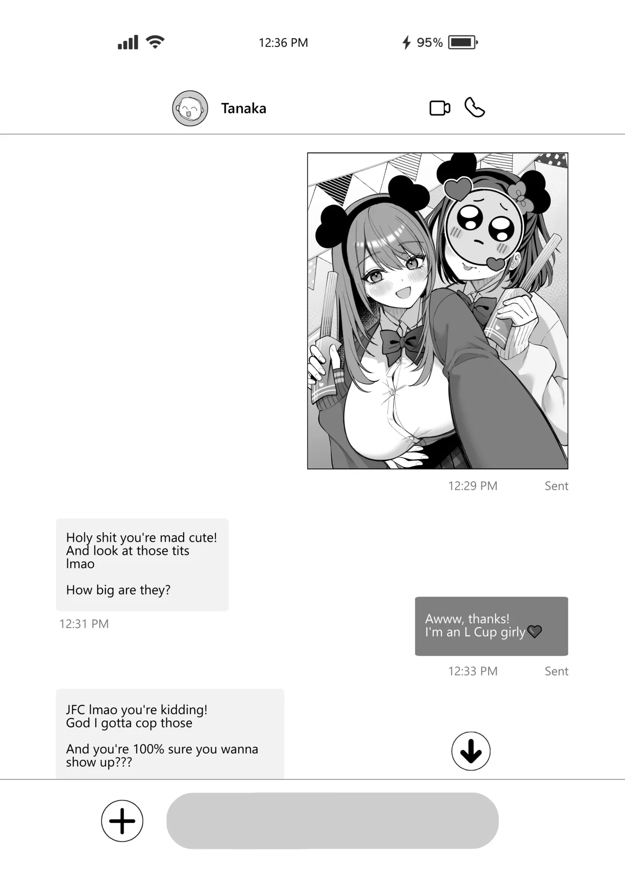 L-Cup Joshidai Nama 20cm Chou Dekachin de AV Debut Chapter 1 - page 4