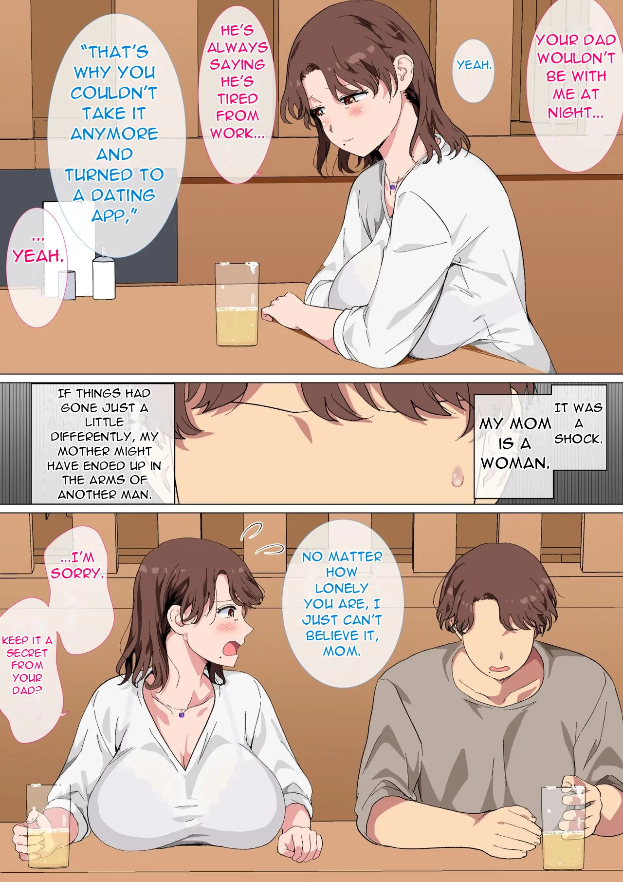 Matching App no Aite ga Hahaoya deshita - My Match on the Dating App Turned Out to be My Mom Chapter 1 - page 7
