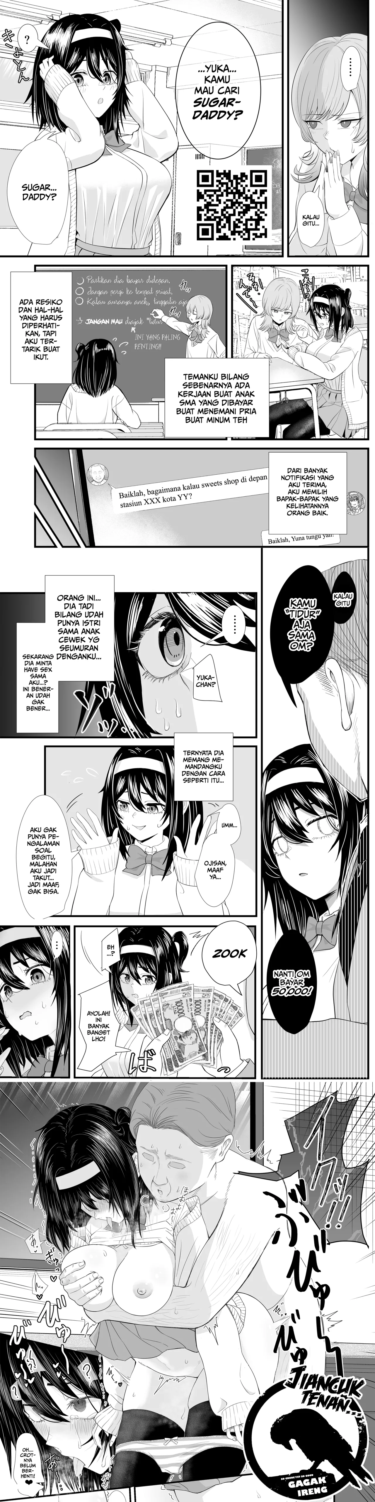 A story about a young girl who turns to SUGAR-DATING due to her family's financial hardship, only to be devoured by an Old Man and end up having a IMPREGNATION Climax Chapter 1 - page 37