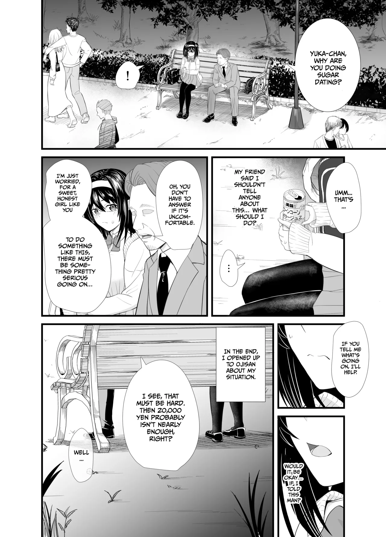 A story about a young girl who turns to SUGAR-DATING due to her family's financial hardship, only to be devoured by an Old Man and end up having a IMPREGNATION Climax Chapter 1 - page 9