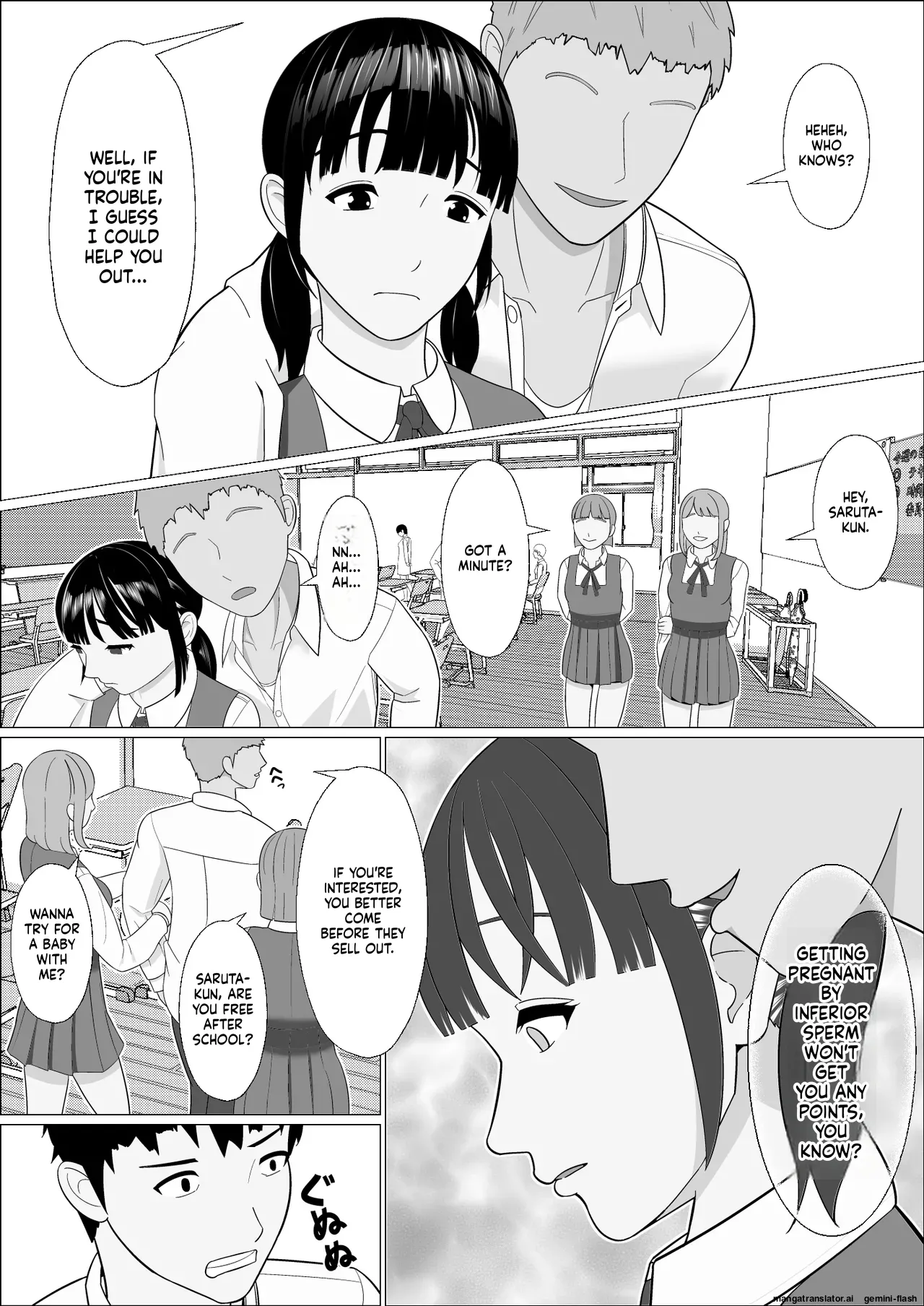 Ninkatsu Gimuka Sekai de Ki ni Naru Ano Ko ga Tanetsuke Sareteta Chapter 1 - page 9