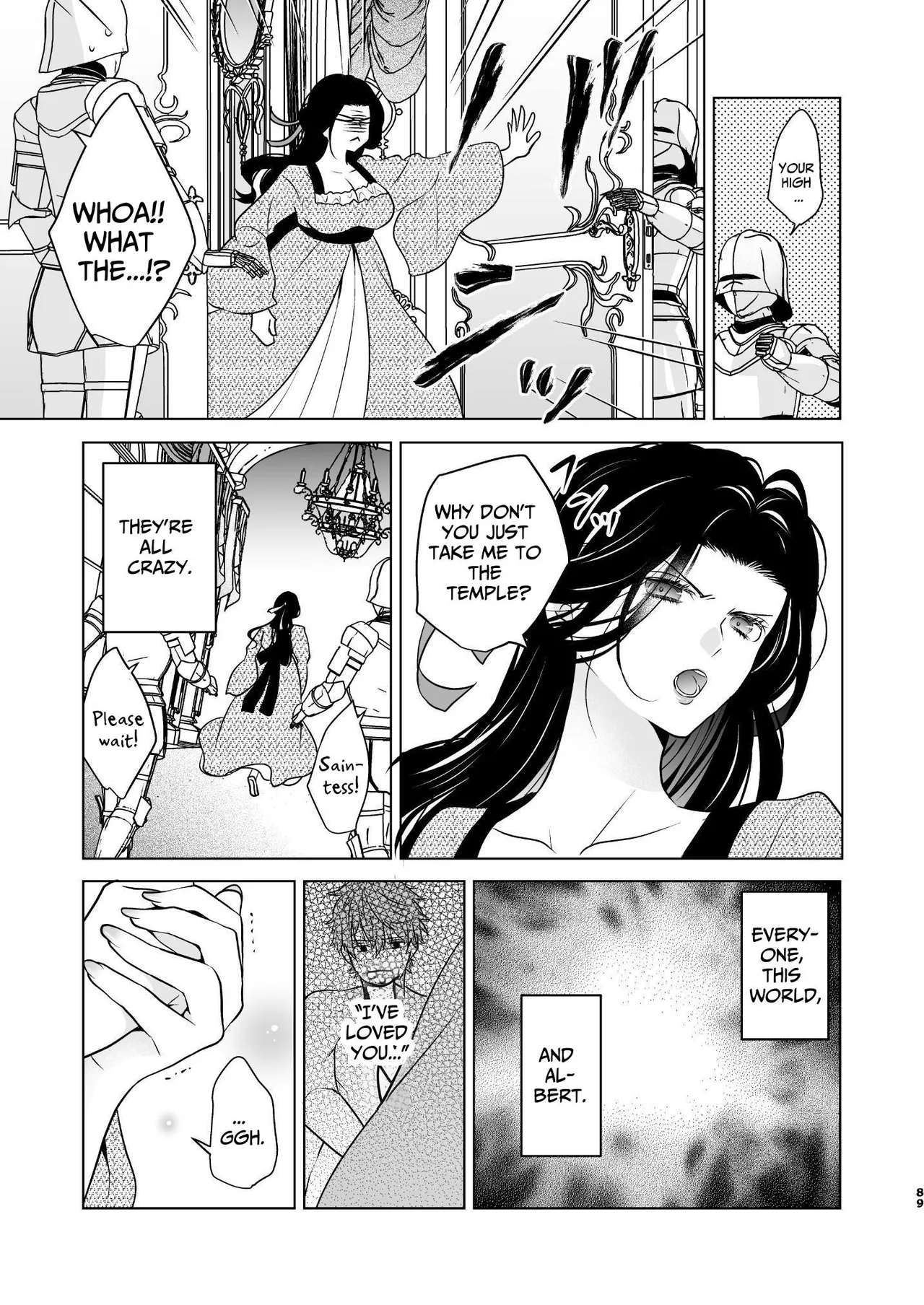 The Villainous Saintess Who'd Never Want A Prince Like Him Chapter 1 - page 90